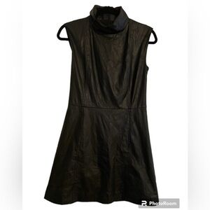Womens Express faux leather dress